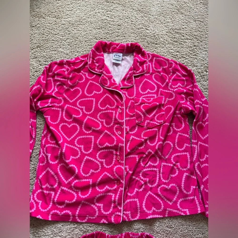 Girls Art Class size XL Pink Hearts Pajamas